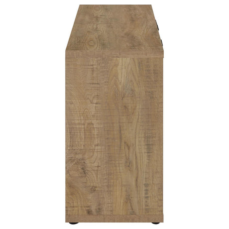 Pepita Mango Brown 3-Door Engineered Wood Accent Cabinet with Adjustable Shelves by Coaster at Eve Furniture