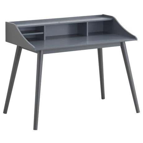 Percy Gray 4-Compartment Writing Desk by Coaster at Eve Furniture