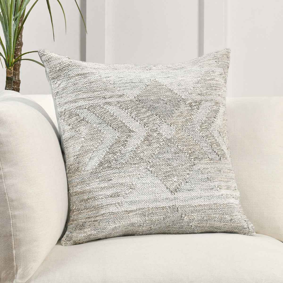 Performance Caravan Gray Multi 22x22 Throw Pillow (Set of 2) by Classic Home at Eve Furniture