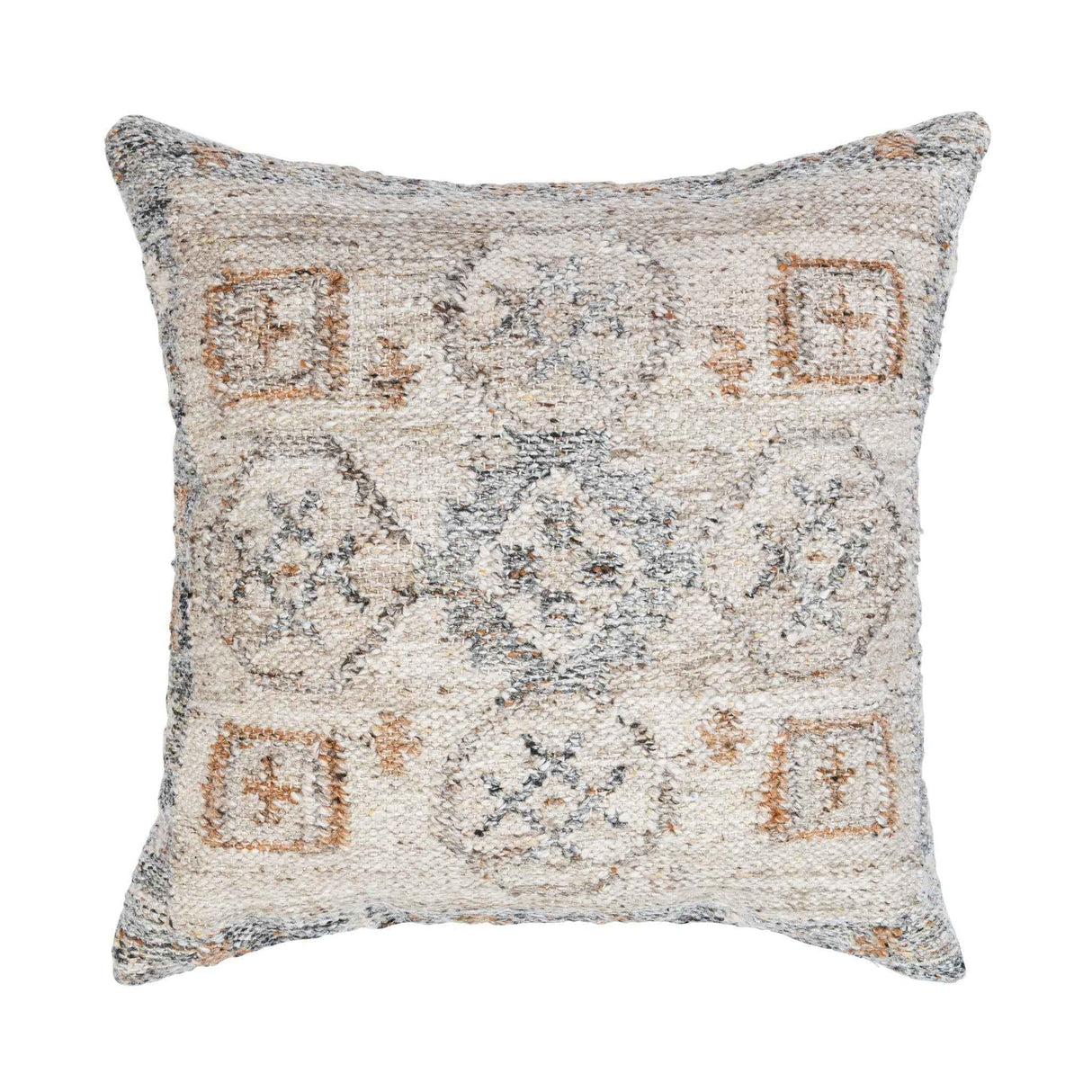 Performance Lukens Gray Multi 22x22 Throw Pillow (Set of 2) by Classic Home at Eve Furniture