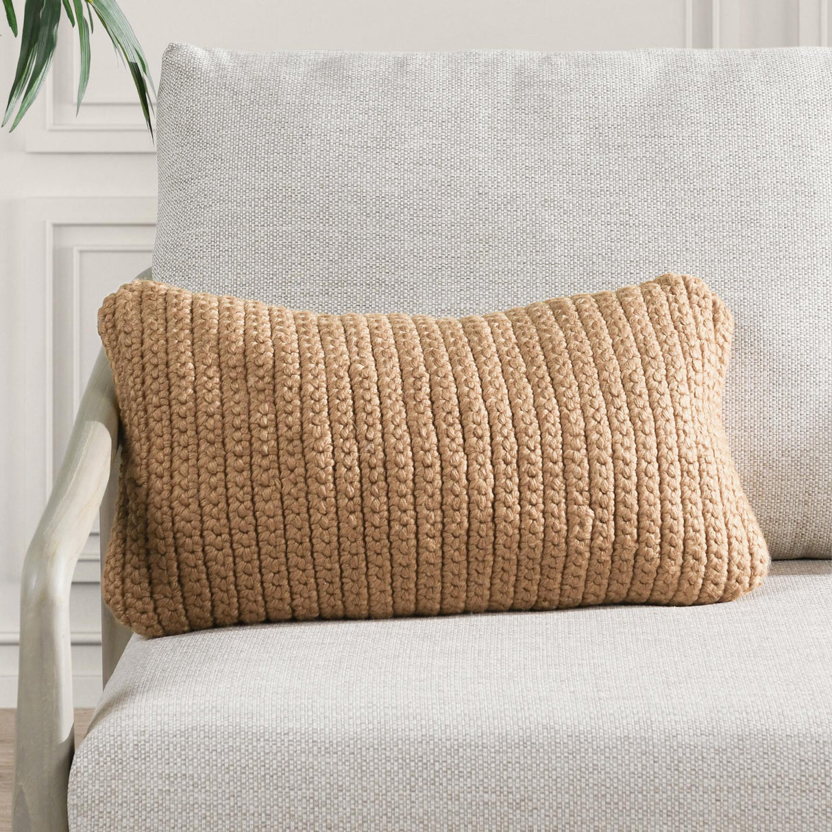 Performance Prism Amber Yellow Multiple Sizes Throw Pillow (Set of 2) by Classic Home at Eve Furniture