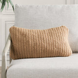 Performance Prism Amber Yellow Multiple Sizes Throw Pillow (Set of 2) by Classic Home at Eve Furniture