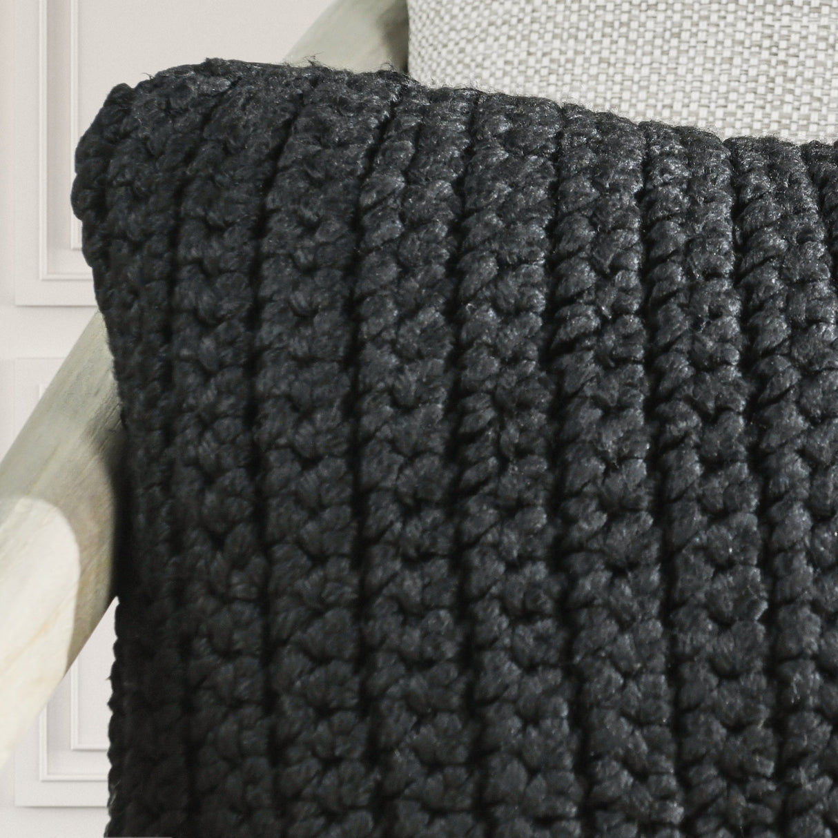 Performance Prism Black Multiple Sizes Throw Pillow (Set of 2) by Classic Home at Eve Furniture