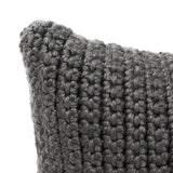 Performance Prism Dark Gray Throw Pillow (Set of 2) by Classic Home at Eve Furniture