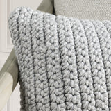 Performance Prism Light Gray Multiple Sizes Throw Pillow (Set of 2) by Classic Home at Eve Furniture
