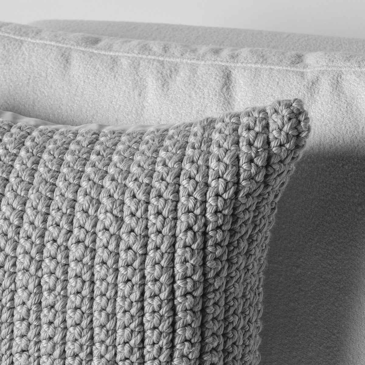 Performance Prism Light Gray Multiple Sizes Throw Pillow (Set of 2) by Classic Home at Eve Furniture