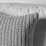 Performance Prism Light Gray Multiple Sizes Throw Pillow (Set of 2) by Classic Home at Eve Furniture