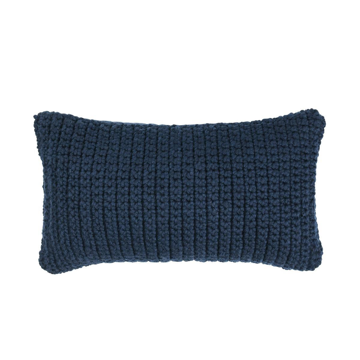 Performance Prism Navy Blue Multiple Sizes Throw Pillow (Set of 2) by Classic Home at Eve Furniture