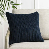 Performance Prism Navy Blue Multiple Sizes Throw Pillow (Set of 2) by Classic Home at Eve Furniture