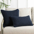 Performance Prism Navy Blue Multiple Sizes Throw Pillow (Set of 2) by Classic Home at Eve Furniture