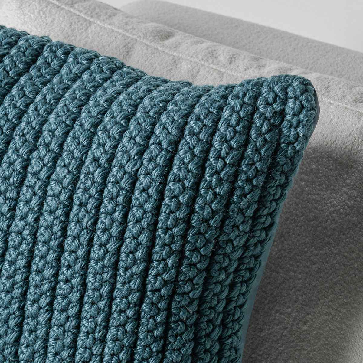 Performance Prism Ocean Blue Multiple Sizes Throw Pillow (Set of 2) by Classic Home at Eve Furniture