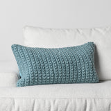 Performance Prism Pool Blue Multiple Sizes Throw Pillow (Set of 2) by Classic Home at Eve Furniture