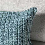 Performance Prism Pool Blue Multiple Sizes Throw Pillow (Set of 2) by Classic Home at Eve Furniture