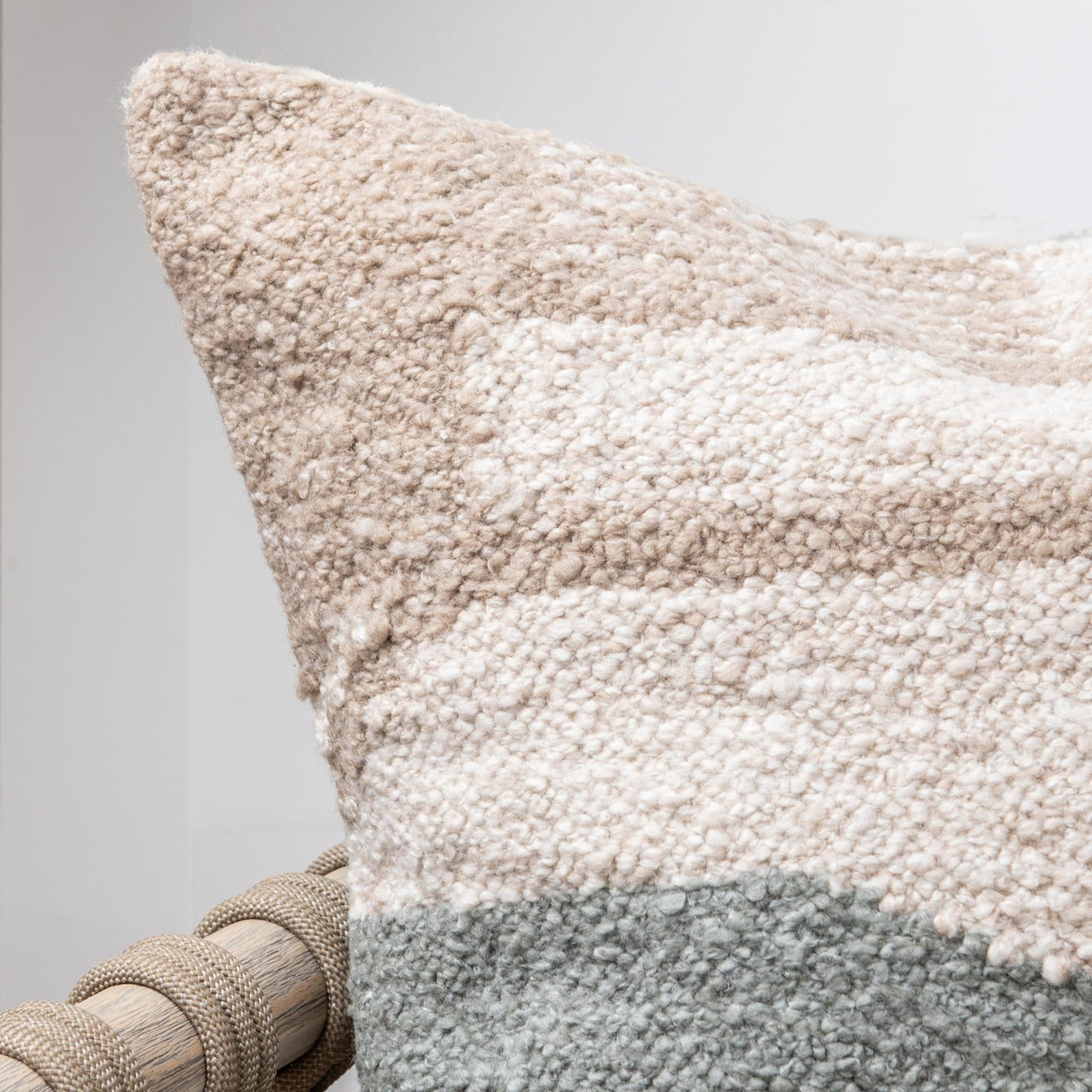 Performance Sita Dry Sage/ Natural 22x22 Throw Pillow (Set of 2) by Classic Home at Eve Furniture