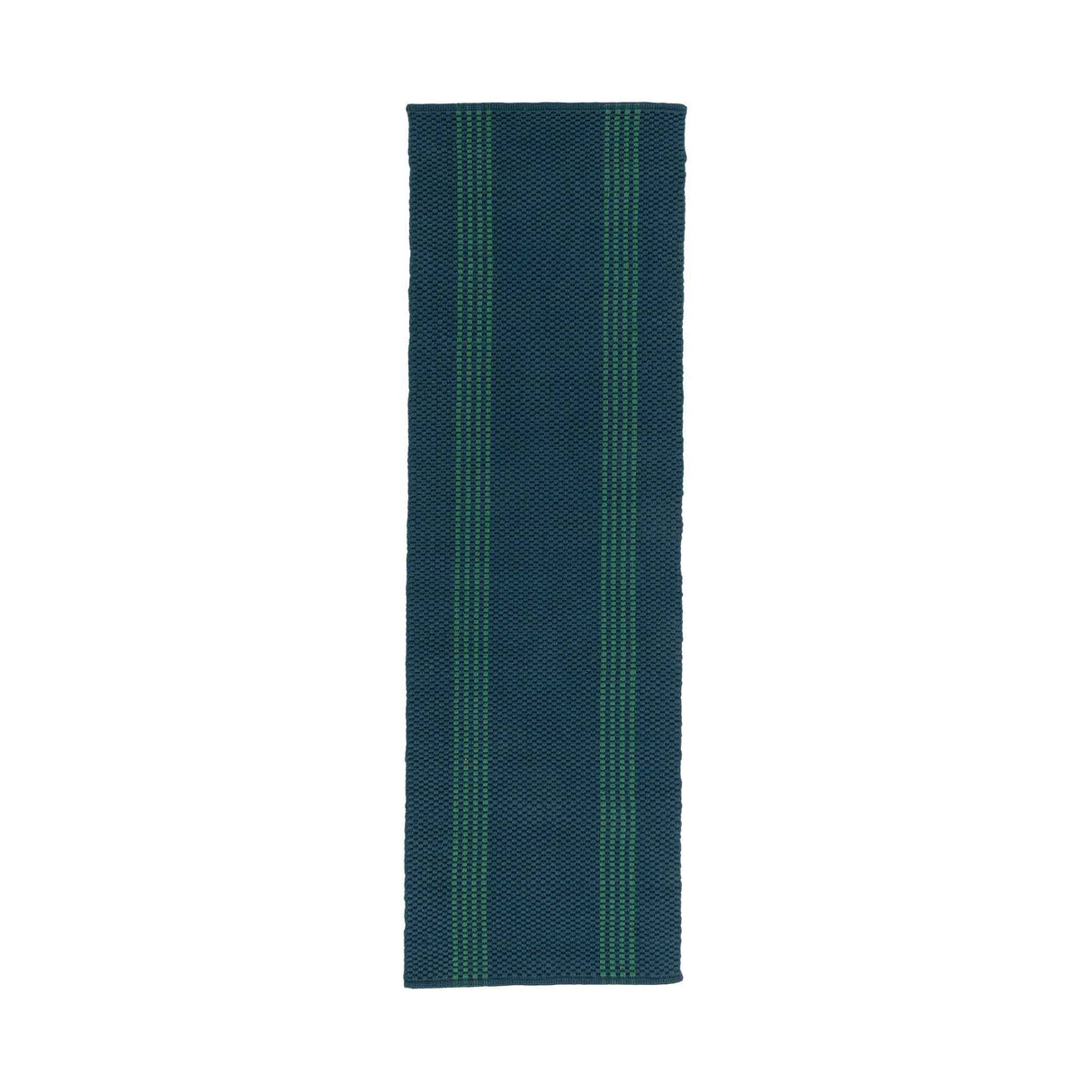 Performance Sorrento Deep Blue/Green Stripe Rug by Classic Home at Eve Furniture