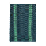 Performance Sorrento Deep Blue/Green Stripe Rug by Classic Home at Eve Furniture