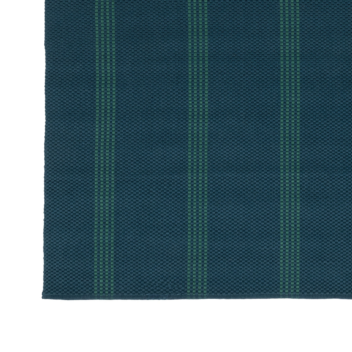 Performance Sorrento Deep Blue/Green Stripe Rug by Classic Home at Eve Furniture