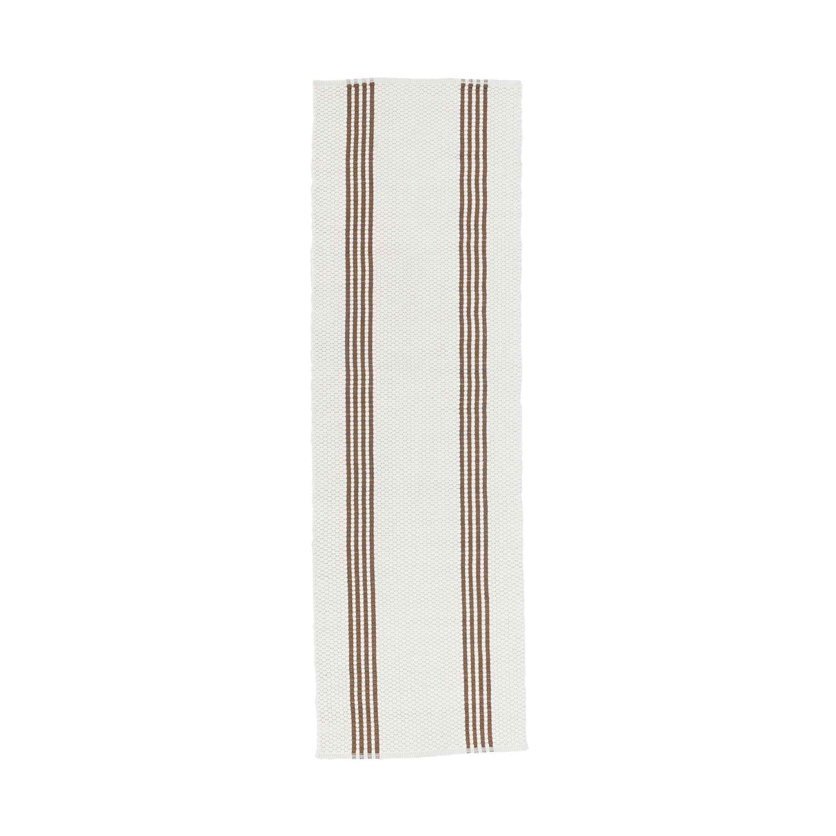 Performance Sorrento Ivory/Coconut Brown Stripe Rug by Classic Home at Eve Furniture