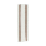 Performance Sorrento Ivory/Coconut Brown Stripe Rug by Classic Home at Eve Furniture
