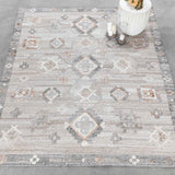 Performance YM Lukens Gray Multi Rug by Classic Home at Eve Furniture