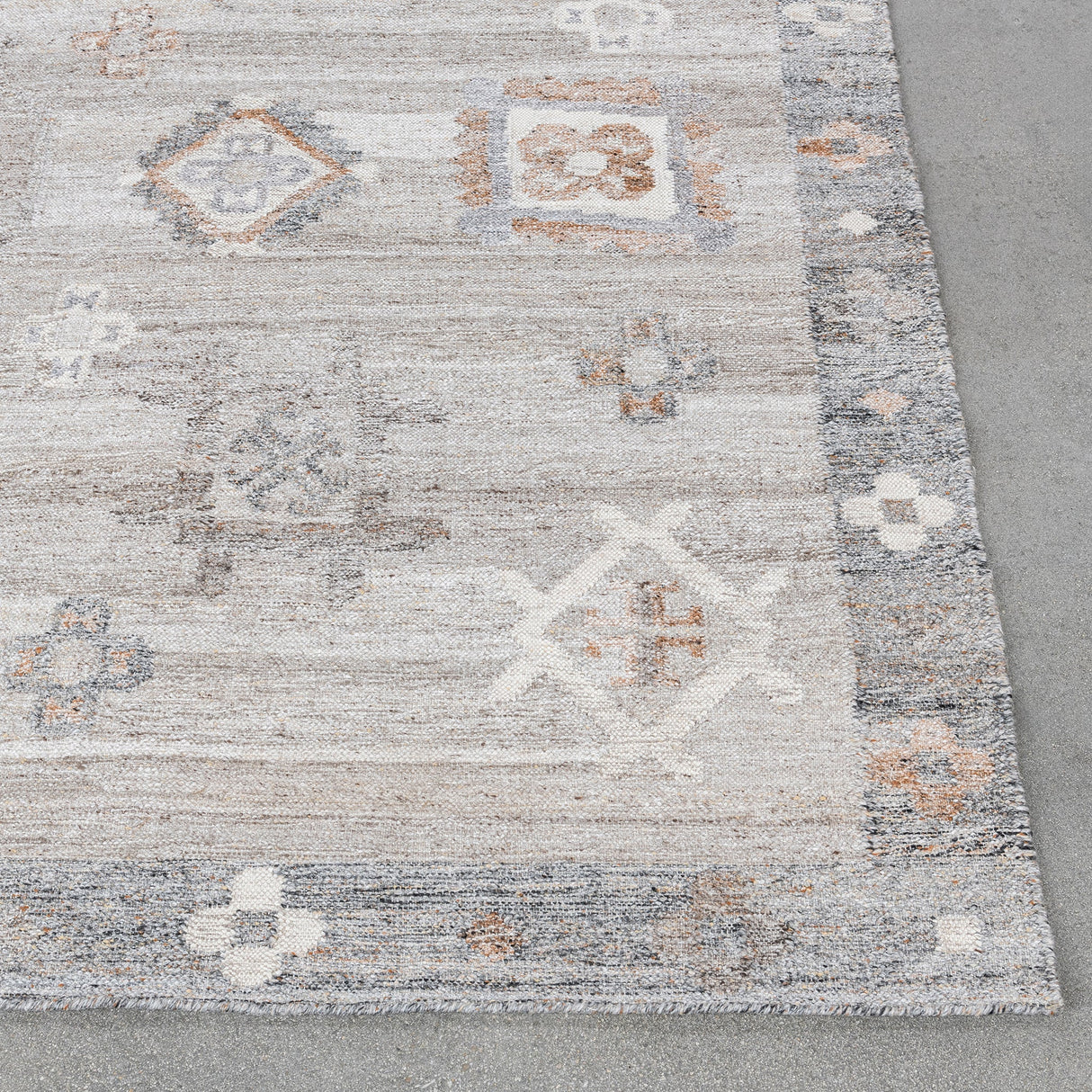 Performance YM Lukens Gray Multi Rug by Classic Home at Eve Furniture