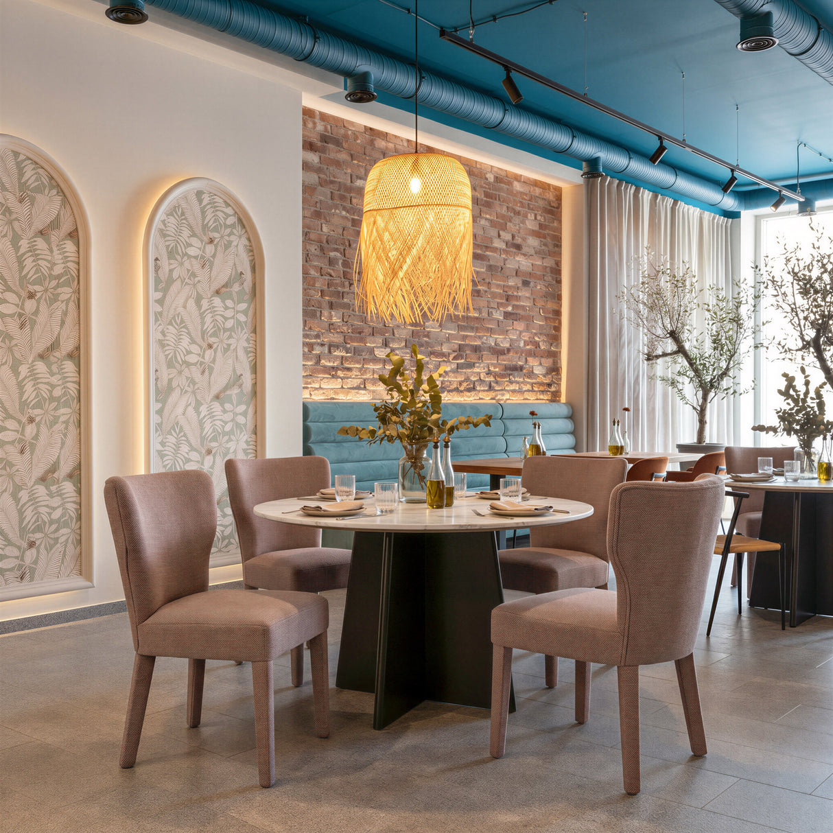 Peridot Taupe Dining Chair by Zuomod at Eve Furniture