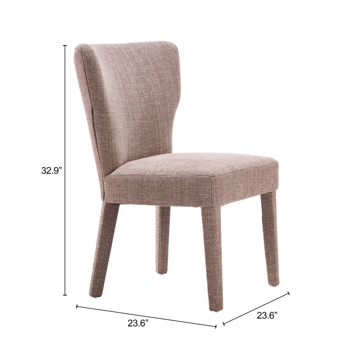 Peridot Taupe Dining Chair by Zuomod at Eve Furniture