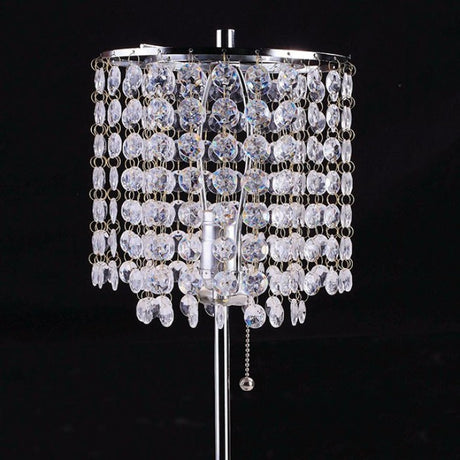 Perla Chrome Table Lamp by Furniture of America at Eve Furniture