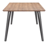 Perpignan Brown Dining Table by Zuomod at Eve Furniture