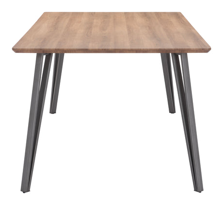 Perpignan Brown Dining Table by Zuomod at Eve Furniture