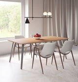 Perpignan Brown Dining Table by Zuomod at Eve Furniture