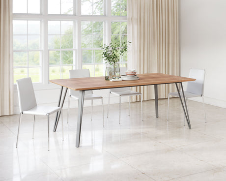 Perpignan Brown Dining Table by Zuomod at Eve Furniture