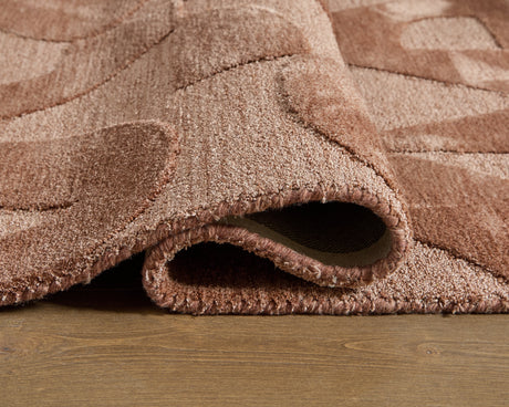 Perrenton Clay Large Rug by Ashley at Eve Furniture