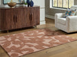 Perrenton Clay Large Rug by ASHLEY FURNITURE at Eve Furniture