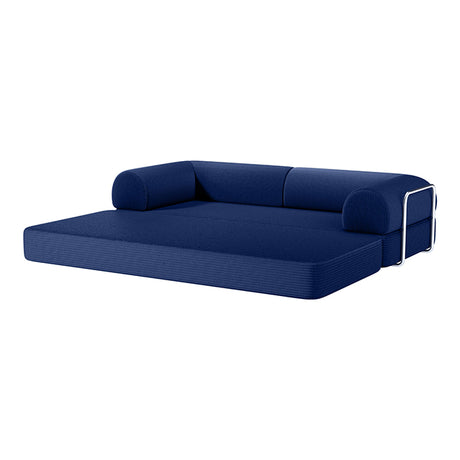 Perri Blue 79" Compressed Sofa by Furniture of America at Eve Furniture