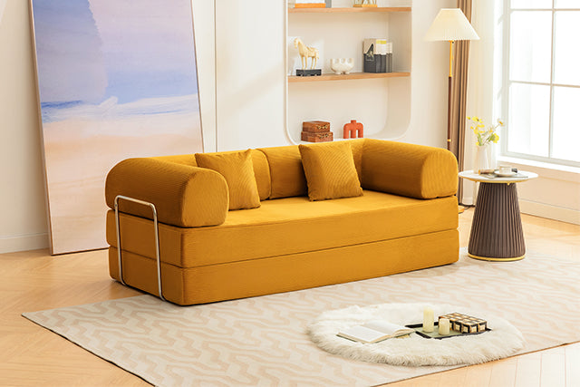 Perri Ginger 79" Compressed Sofa by Furniture of America at Eve Furniture