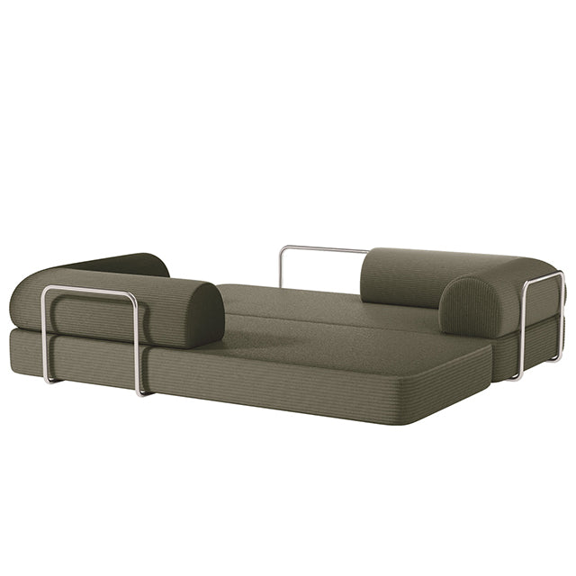 Perri Olive Green 79" Compressed Sofa by Furniture of America at Eve Furniture