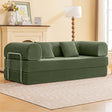 Perri Olive Green 79" Compressed Sofa by Furniture of America at Eve Furniture