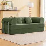 Perri Olive Green 79" Compressed Sofa by Furniture of America at Eve Furniture