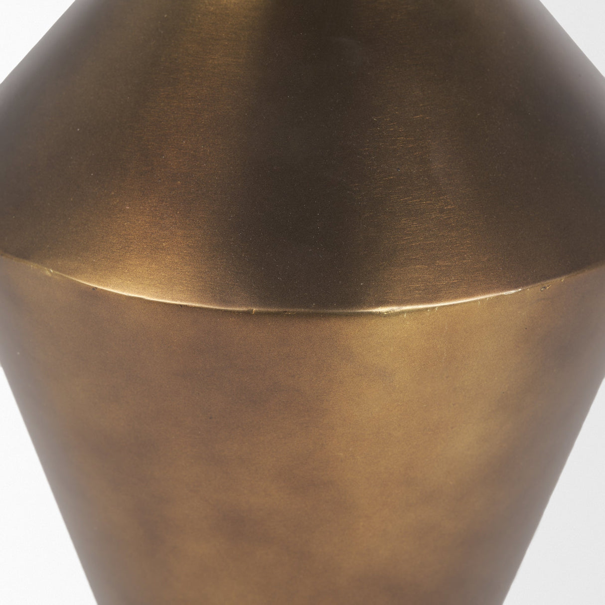 Perrin Large Brushed Gold Metal Decorative Vase by Mercana at Eve Furniture