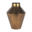 Perrin Large Brushed Gold Metal Decorative Vase by Mercana at Eve Furniture