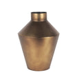 Perrin Small Brushed Gold Metal Decorative Vase by Mercana at Eve Furniture