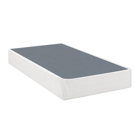 Perrin White Twin Mattress Foundation by Homelegance at Eve Furniture