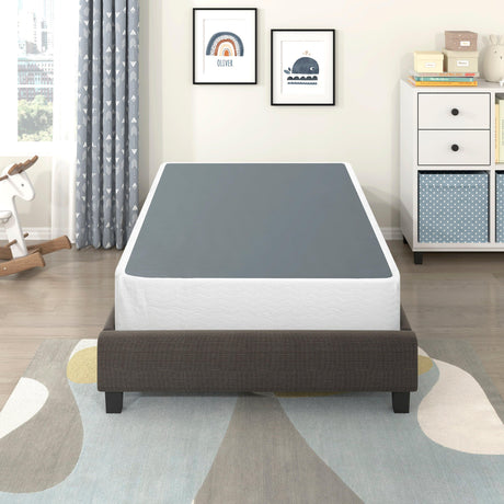 Perrin White Twin Mattress Foundation by Homelegance at Eve Furniture