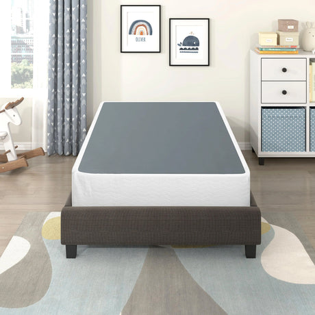 Perrin White Twin Mattress Foundation by Homelegance at Eve Furniture