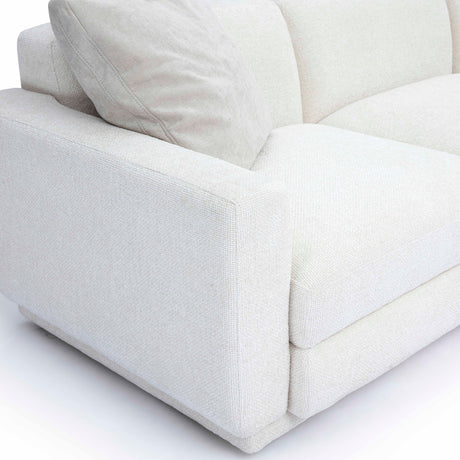 Perry 8-Piece Cream Chenille Modular Large U-Sectional by TOV Furniture at Eve Furniture