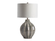 Perry Grey Table Lamp by Crestview at Eve Furniture