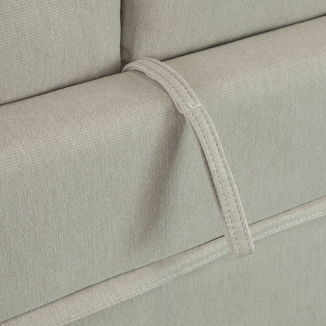 Perry Light Grey Fabric Sleeper Sofa by Diamond Sofa at Eve Furniture