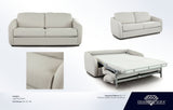 Perry Light Grey Fabric Sleeper Sofa