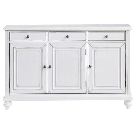 Perry White Sideboard by Crestview at Eve Furniture